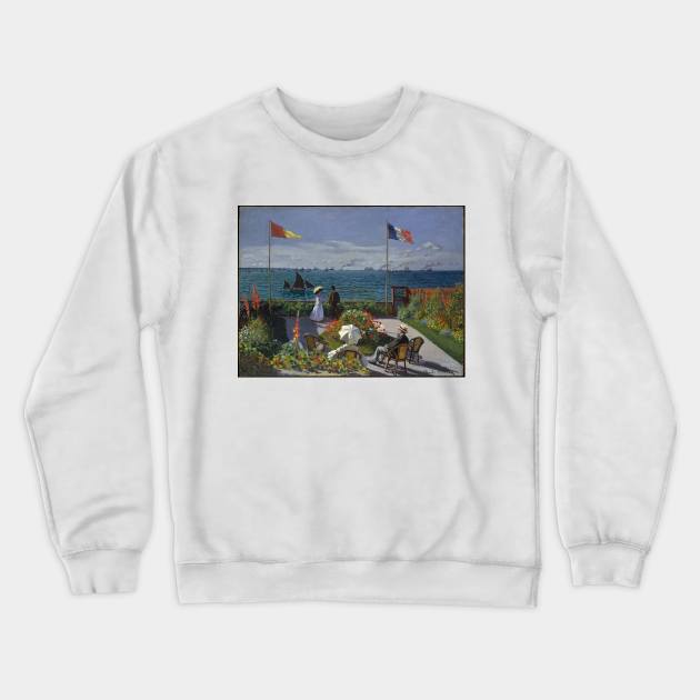 Garden at Sainte-Adresse Crewneck Sweatshirt by ClaudeMonet